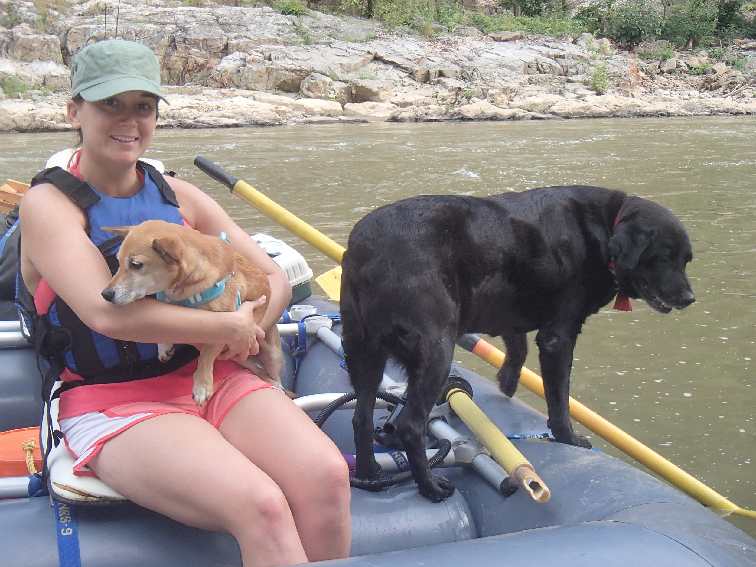 Smoky & Miss P join us rafting