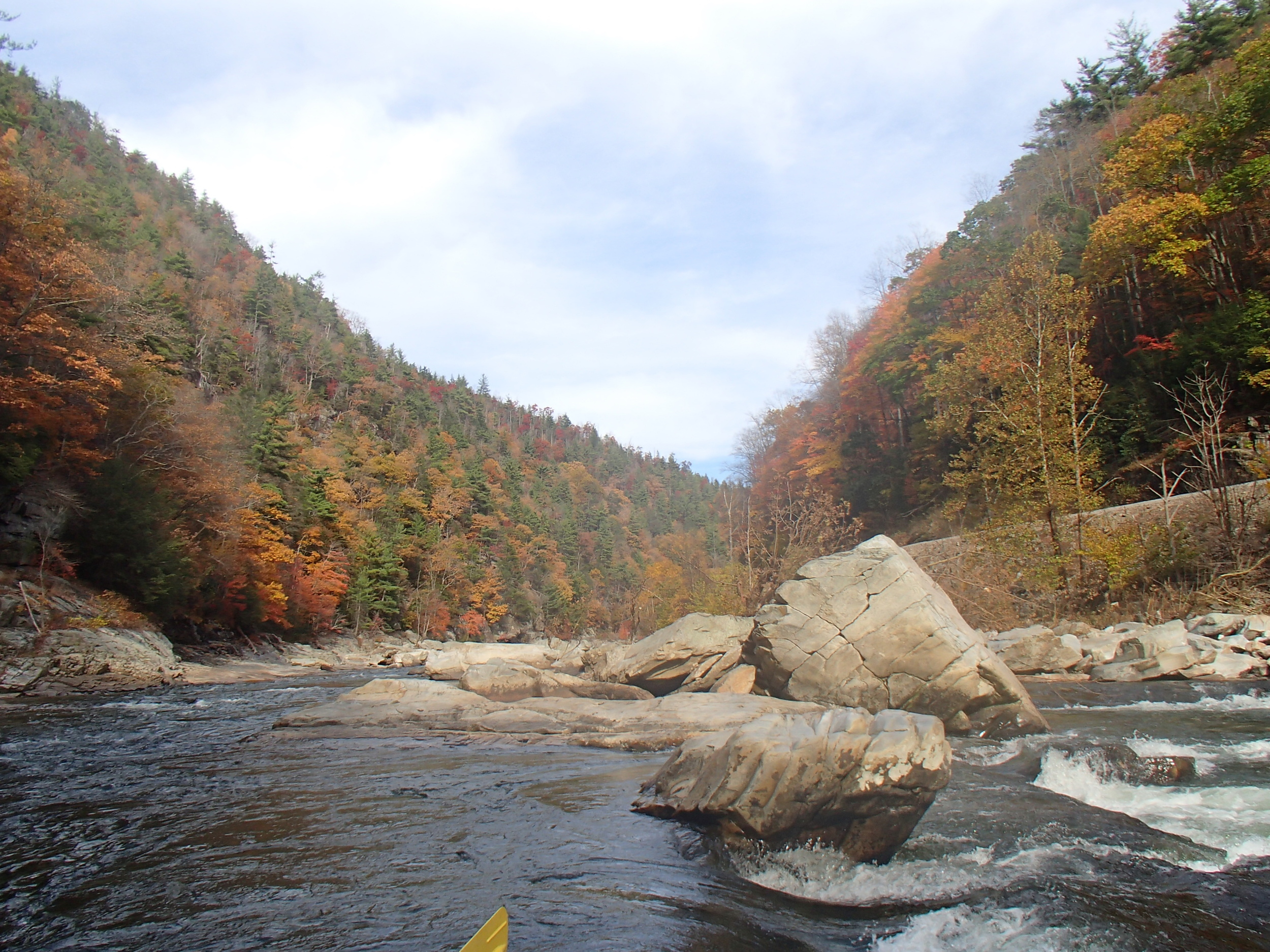 Rafting down the Nolichucky River