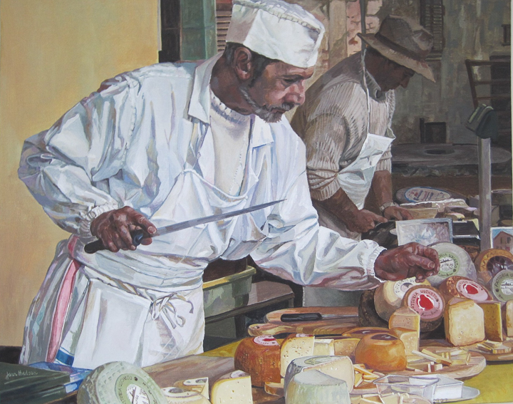 'The Italian Cheese Maker' Acrylic