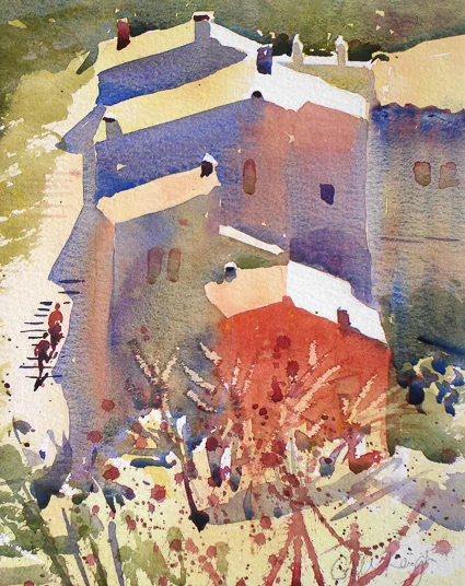 Provencal Hilltop Town