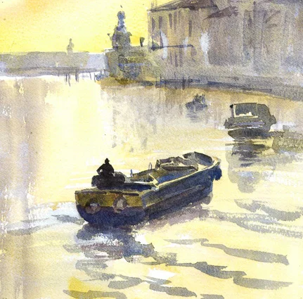 Towards the salute
