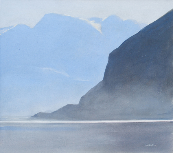 Entering the Fjord acrylic on canvas 