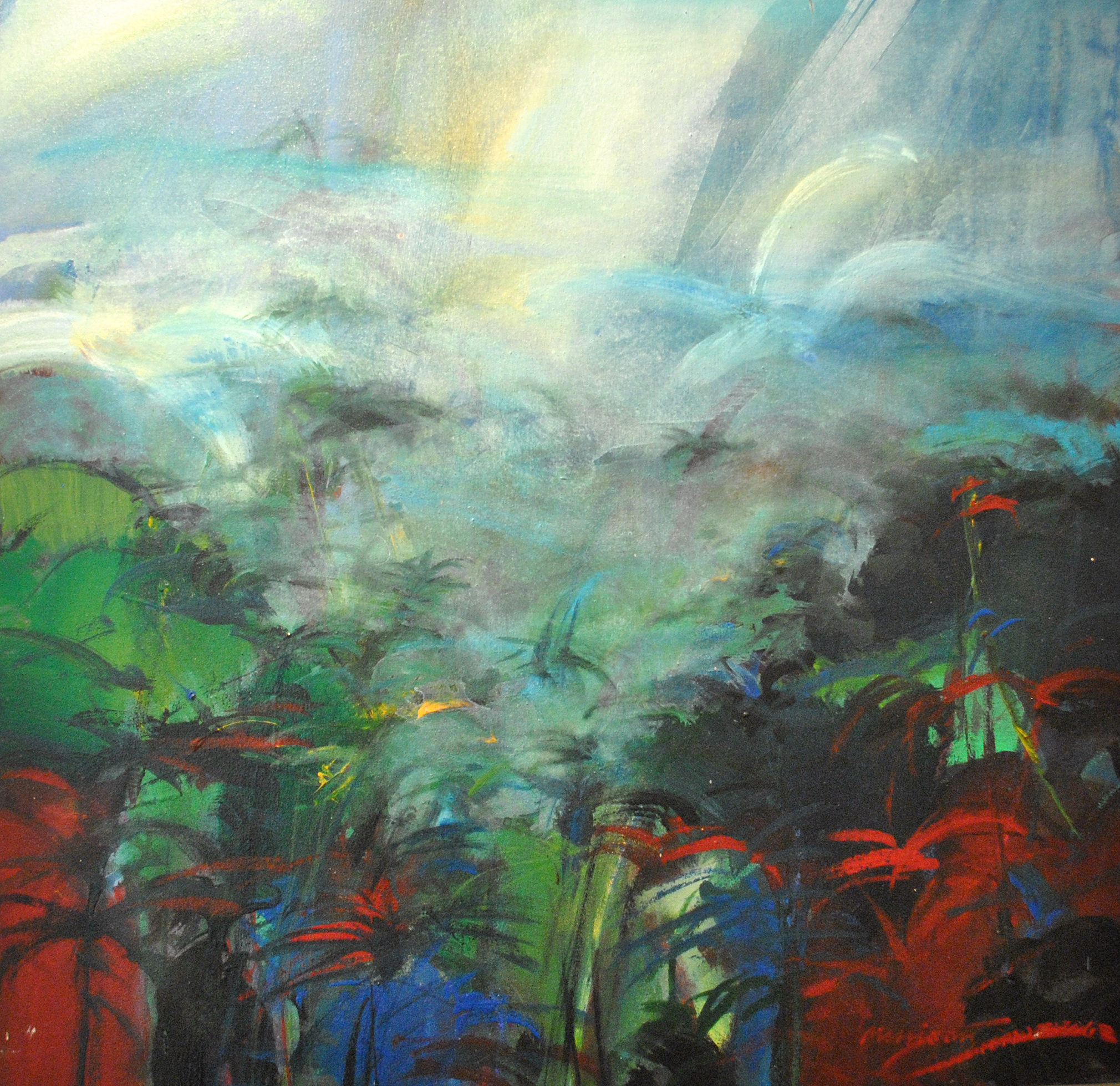 Morning Mist acrylic on canva