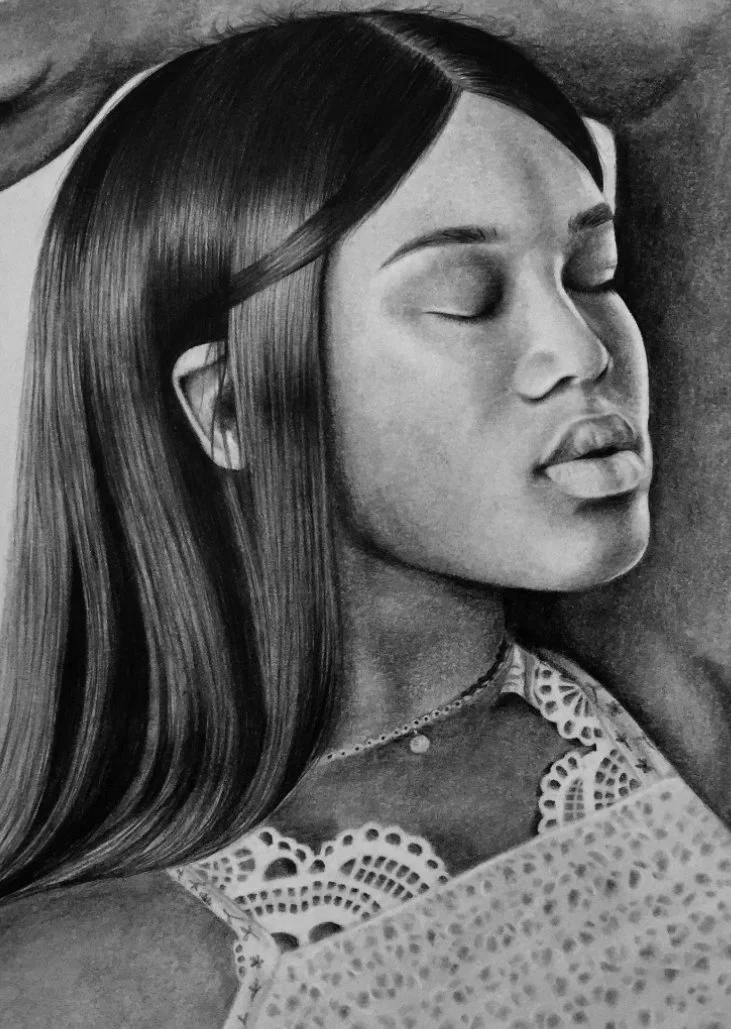 Portrait Drawing with Ruby May-Hawkins