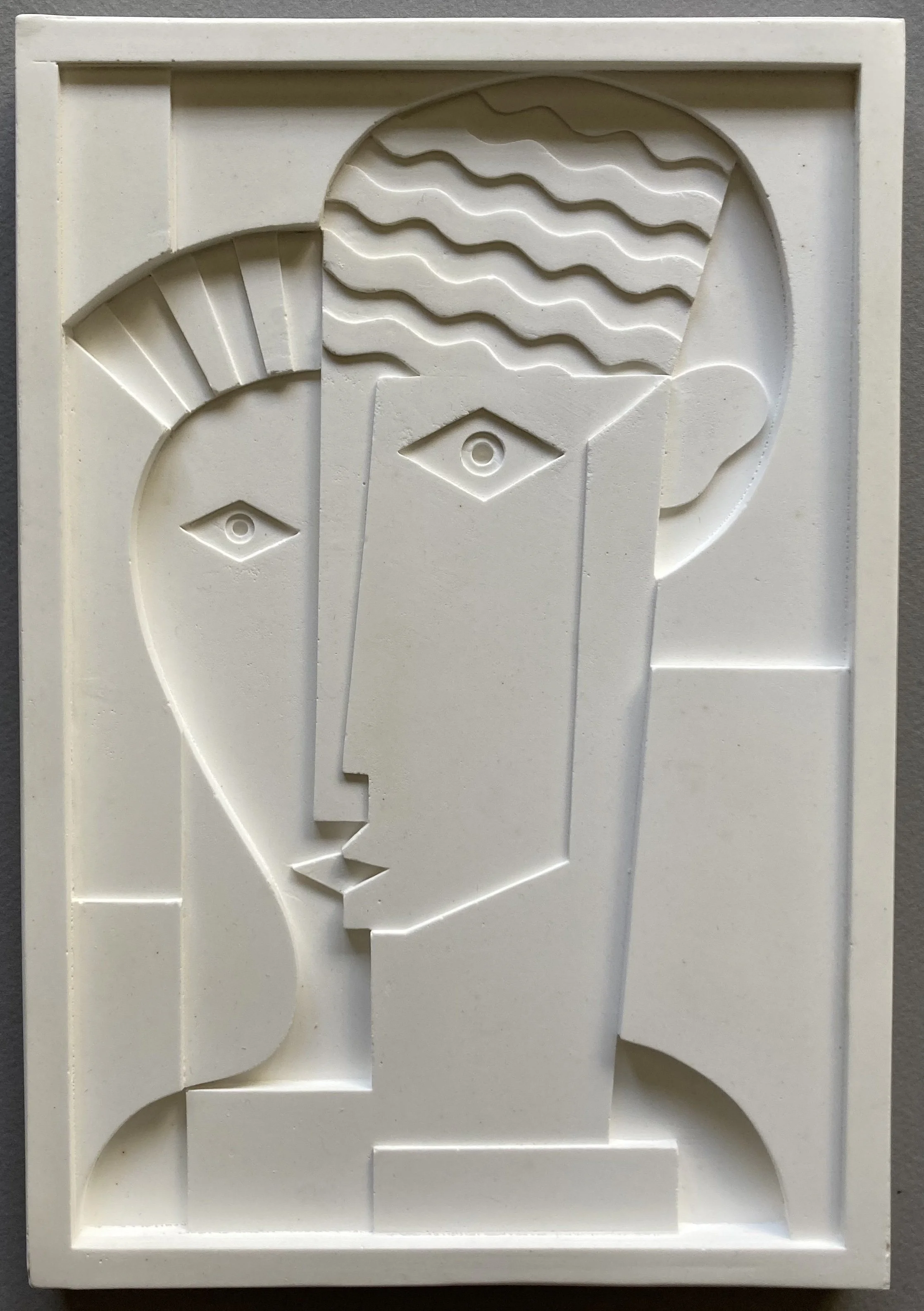 Double Take (plaster relief).jpeg