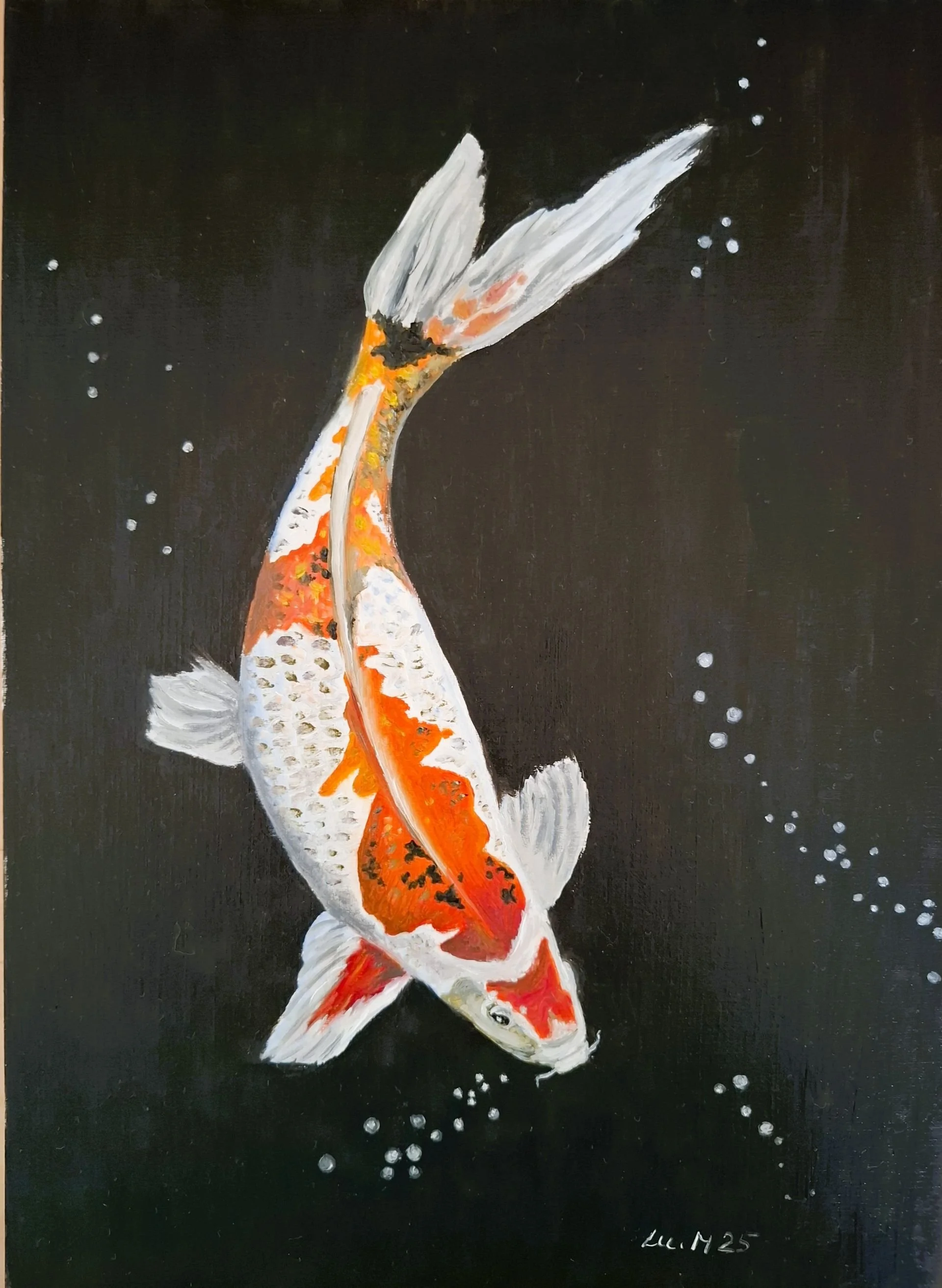 Fish Koi, oil, canva 20x30cm.jpg