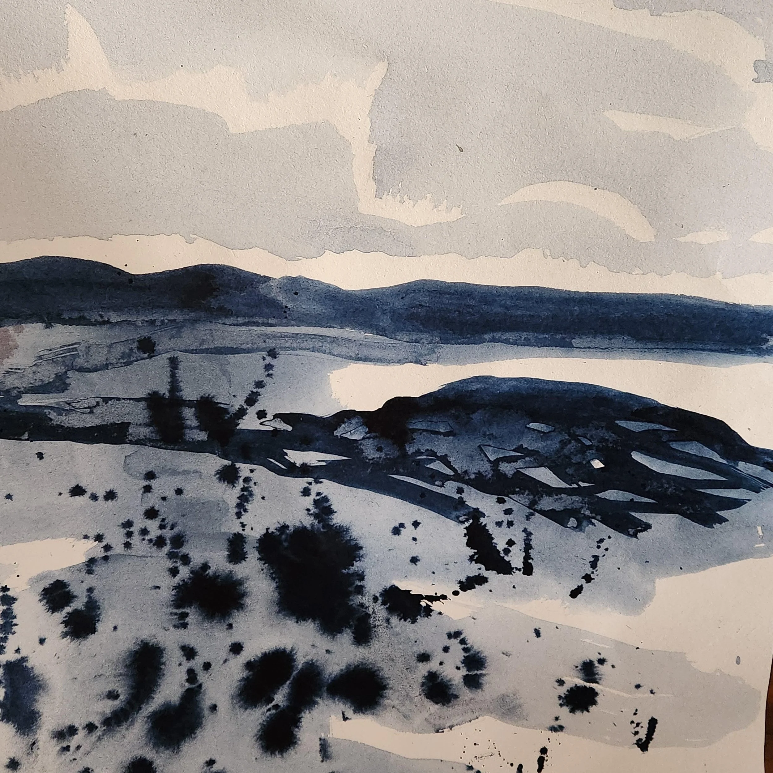 Lettting ink and weather react.