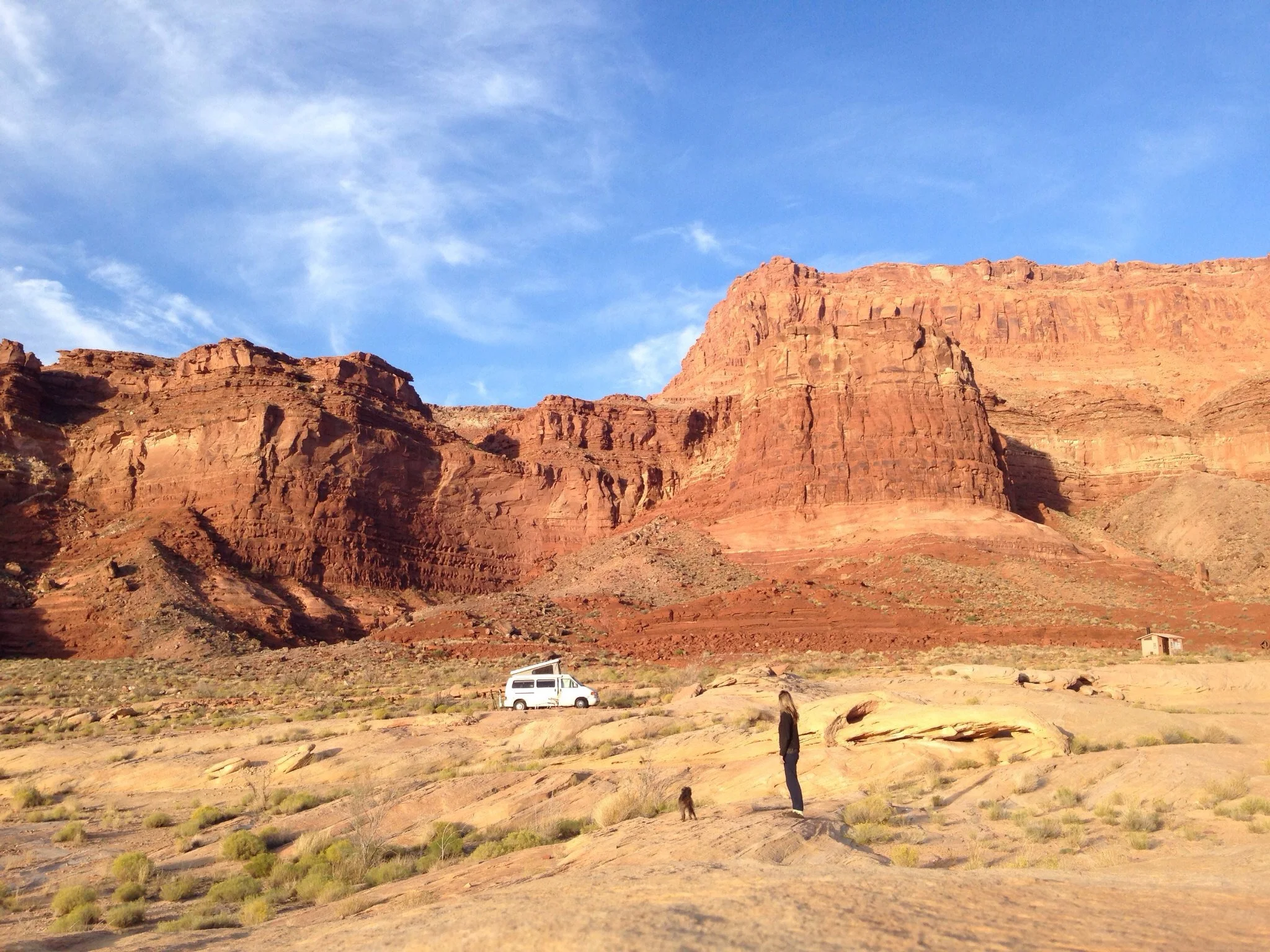 Camping all alone near Lake Powell