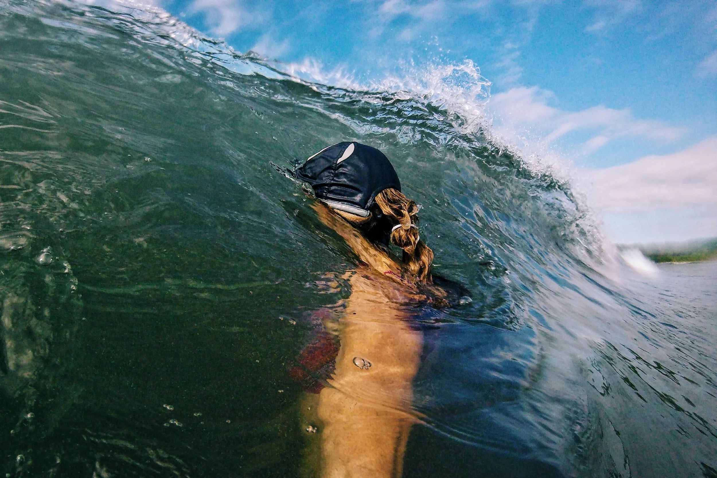 Catching a wave... 