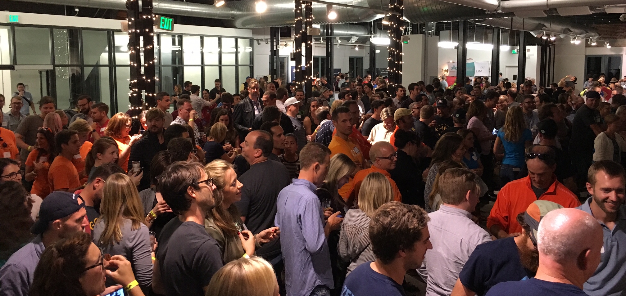 It was a big fun crowd at the Colorado Startup Brews event this year!