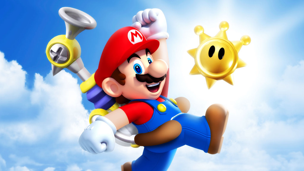 Super Mario Sunshine Promotional Art