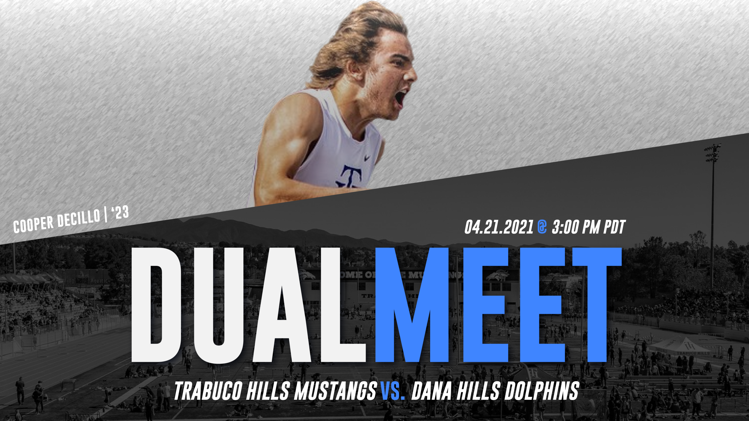 Trabuco vs Dana Hills Dual Meet Results