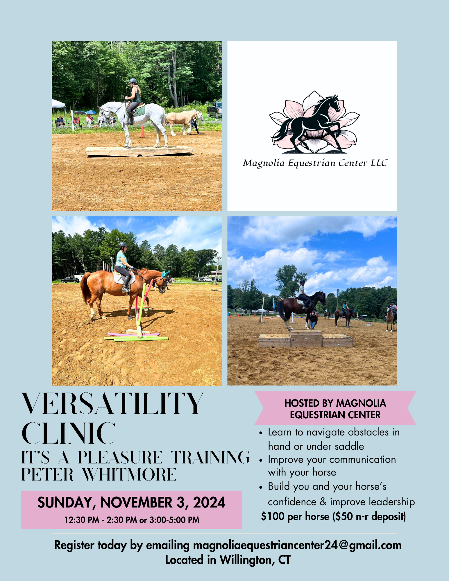 Peter Whitmore Versatility Clinic