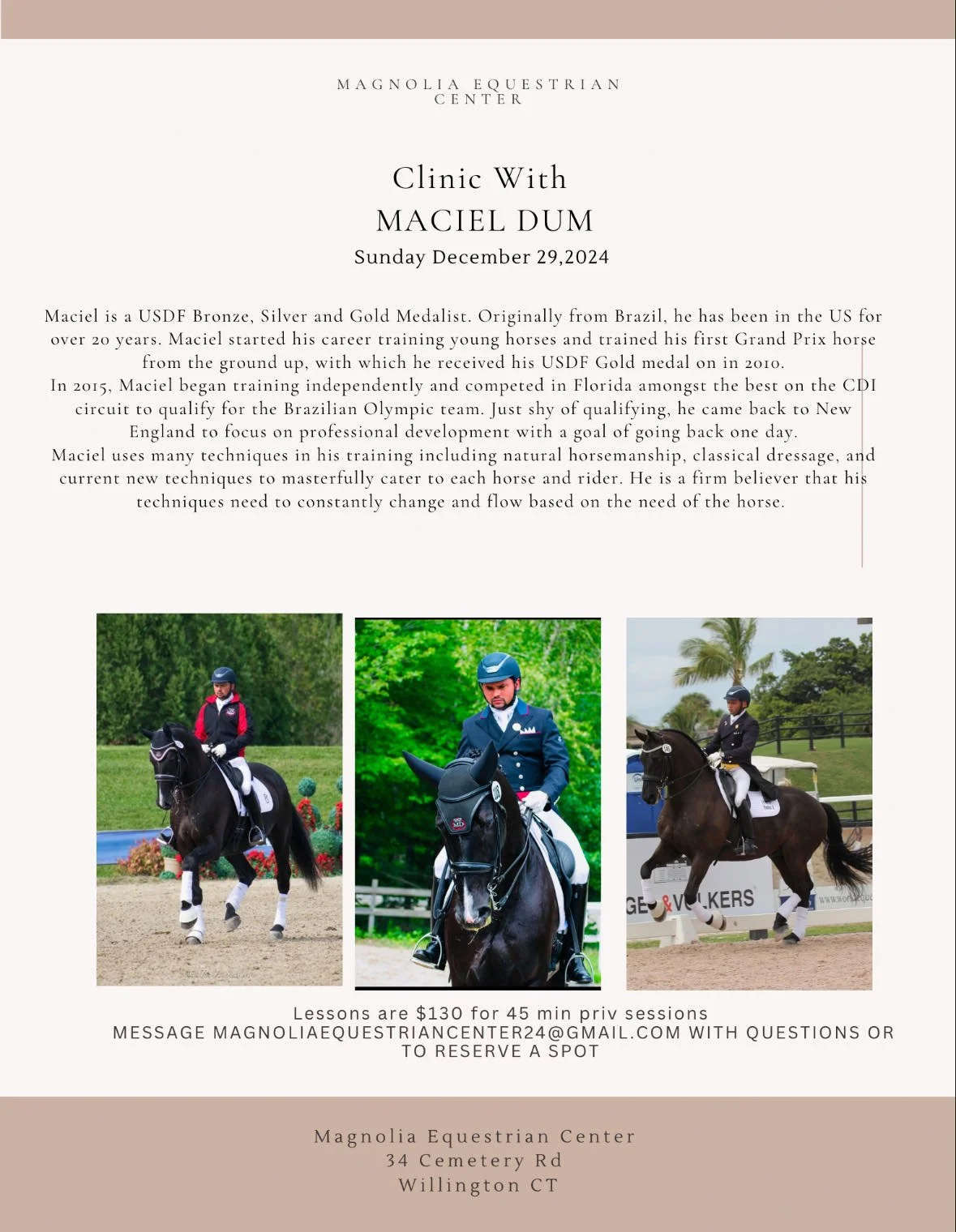 Clinic with Maciel Dum