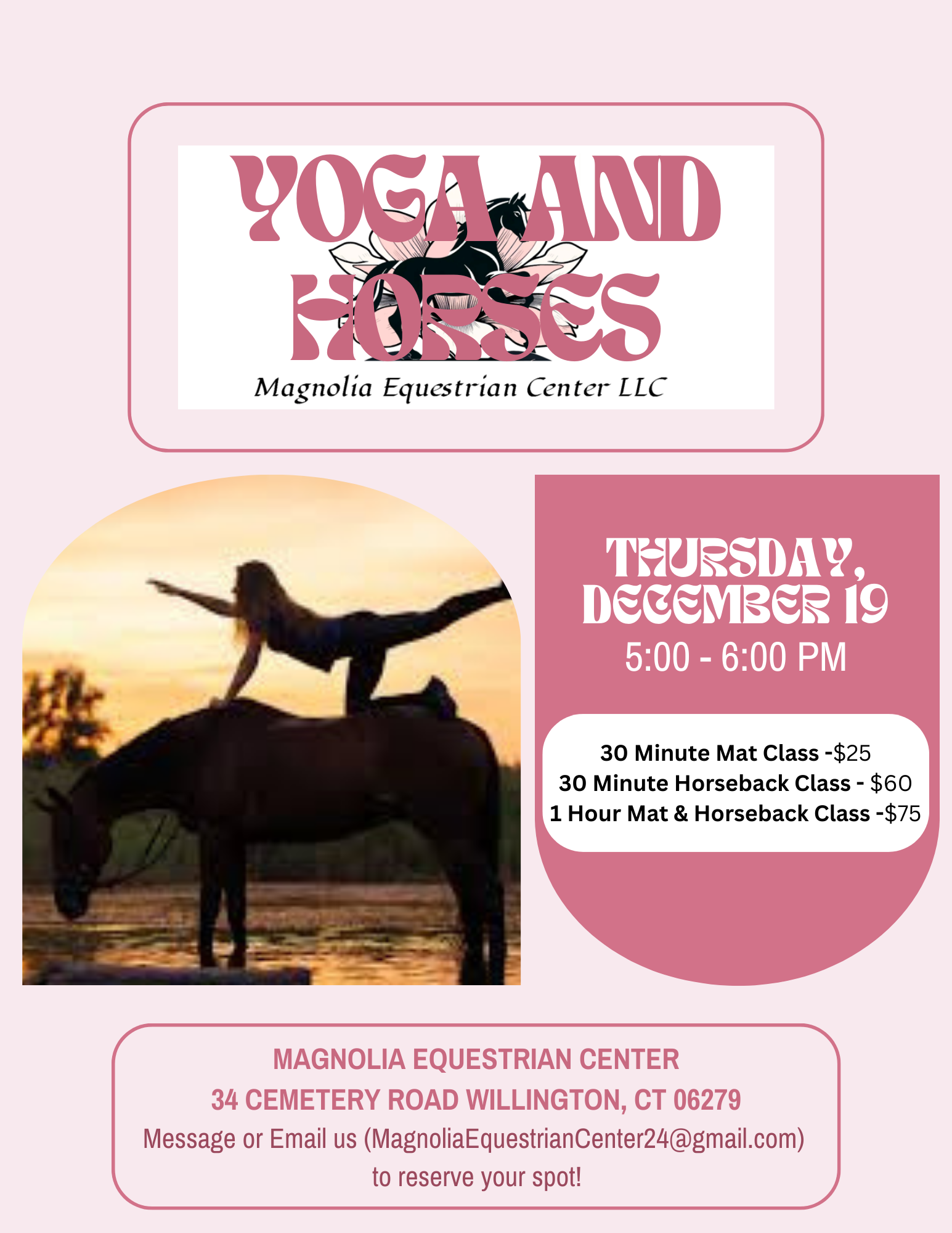 Horses and Yoga