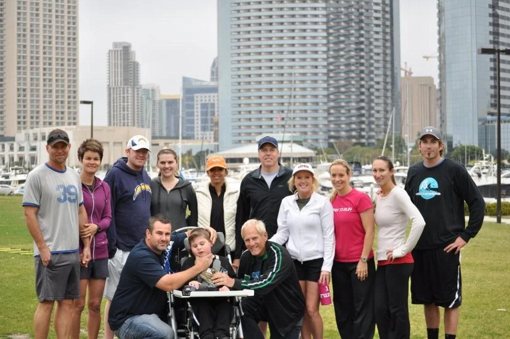 park fundraising workout for Jordan Haber