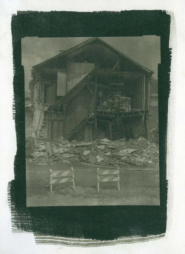 Platinum Print titled Broken Home by Stephen Takacs