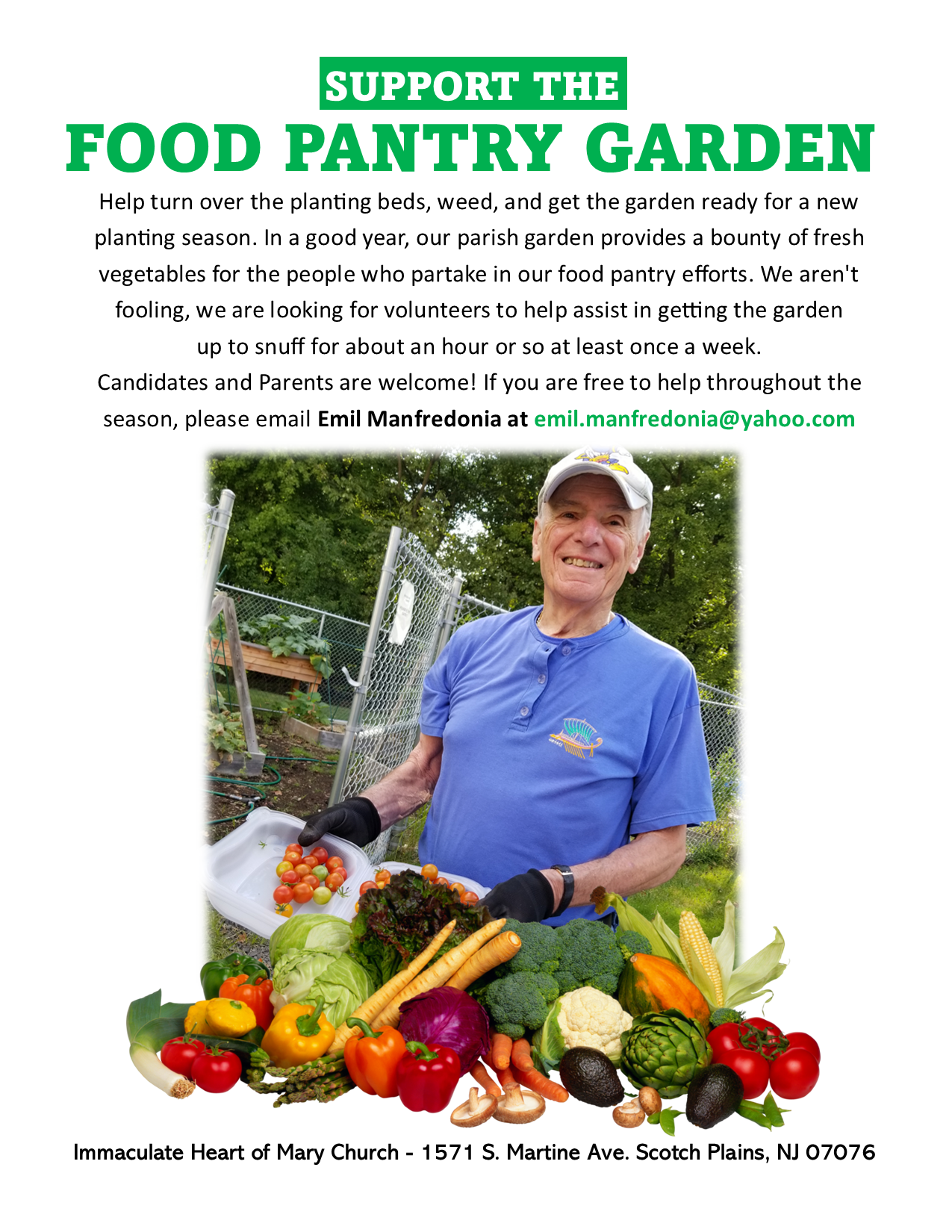 IHM Food Pantry Garden