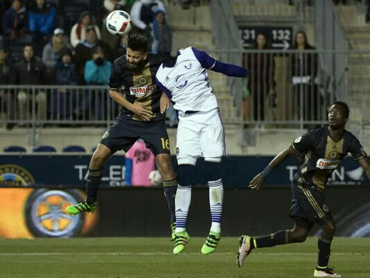 Nocerino shown here during OCSC's match against Philadelphia Union April 8, 2016