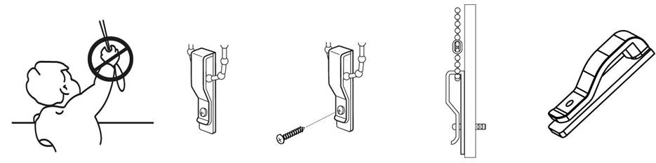 Fixed cord tensioner