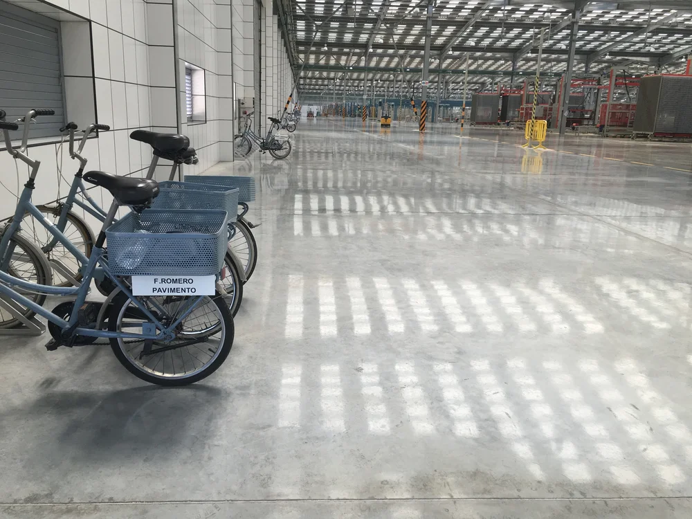 Staff bicycles for the factory
