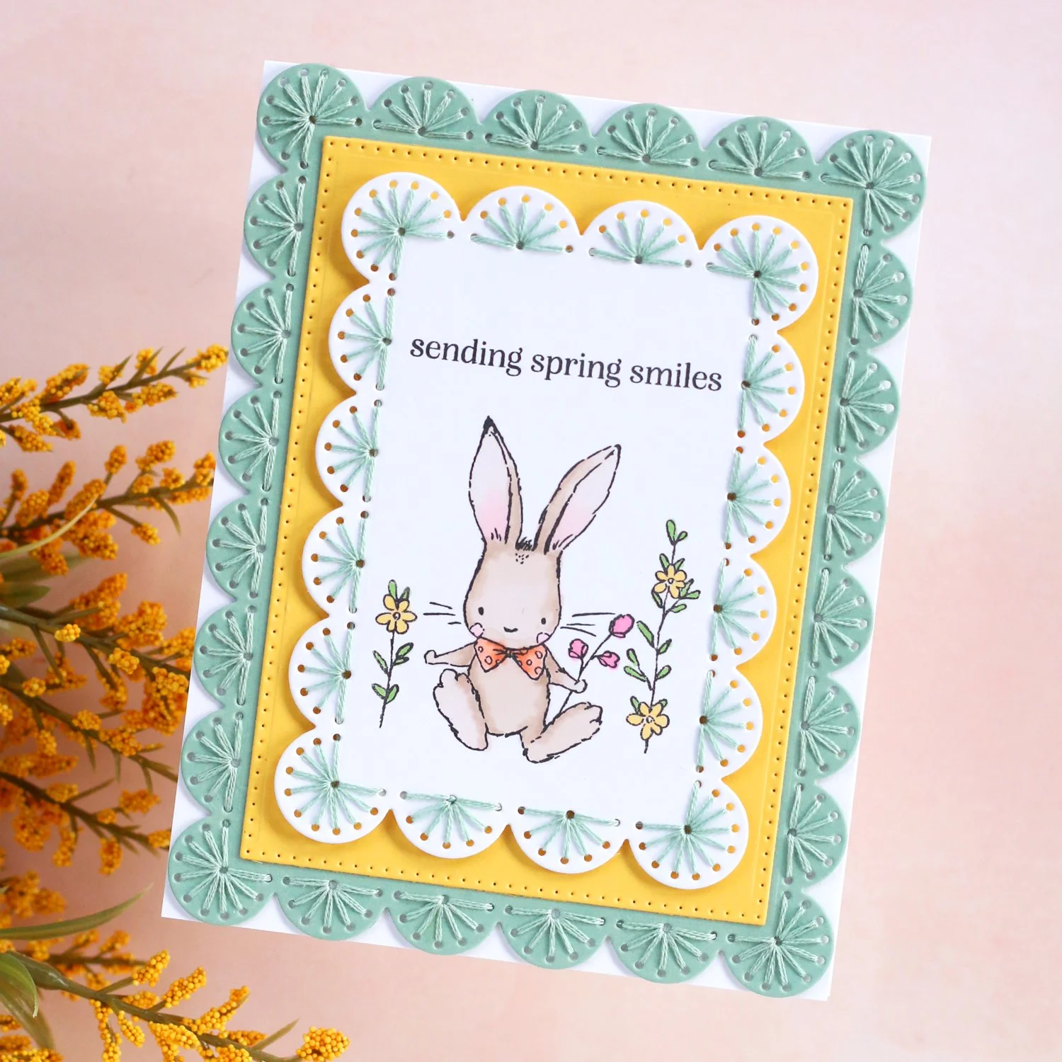 Spellbinders February 2025 Stitching Die of the Month Club