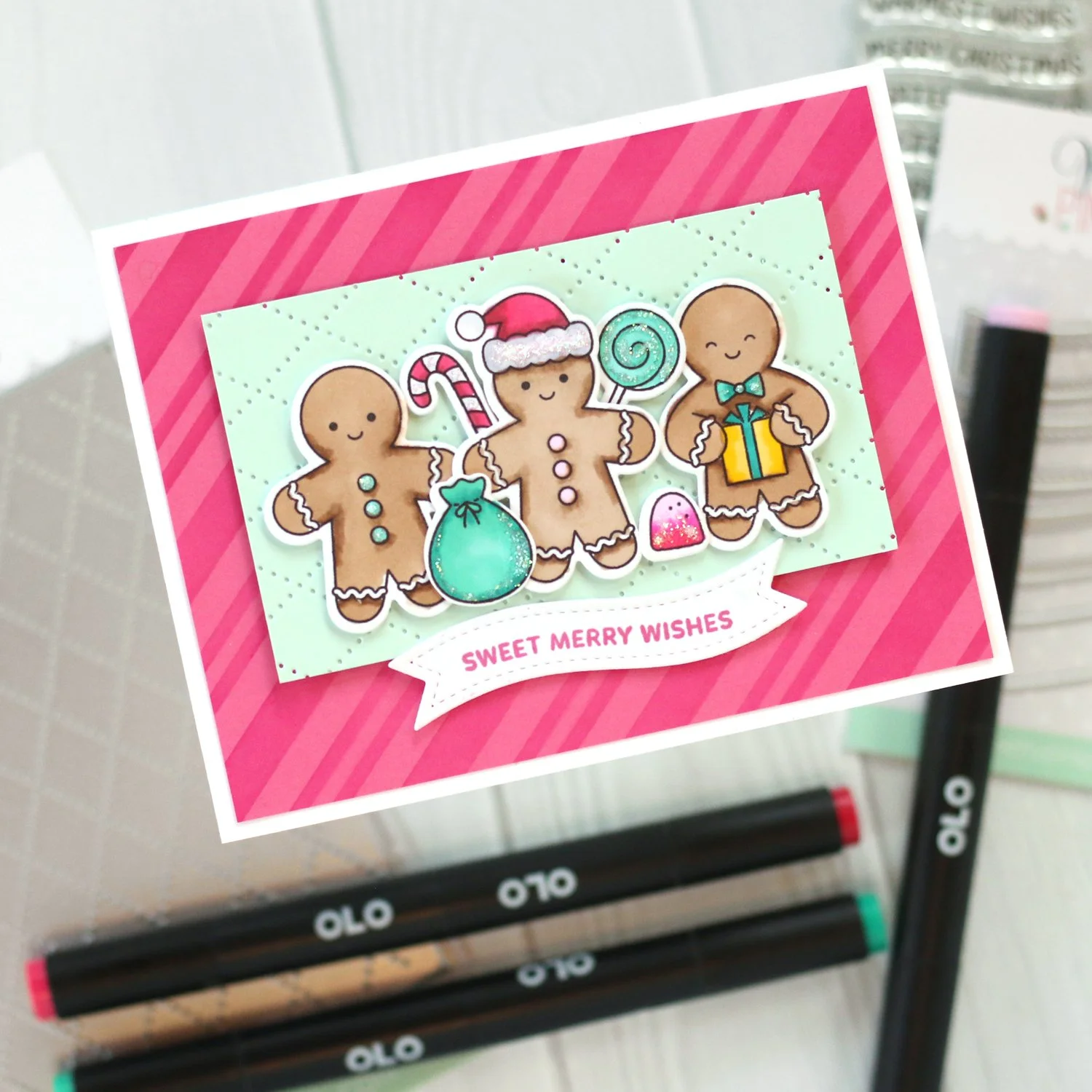 Create a SWEET Holiday Card with Pretty Pink Posh + VIDEO HOP