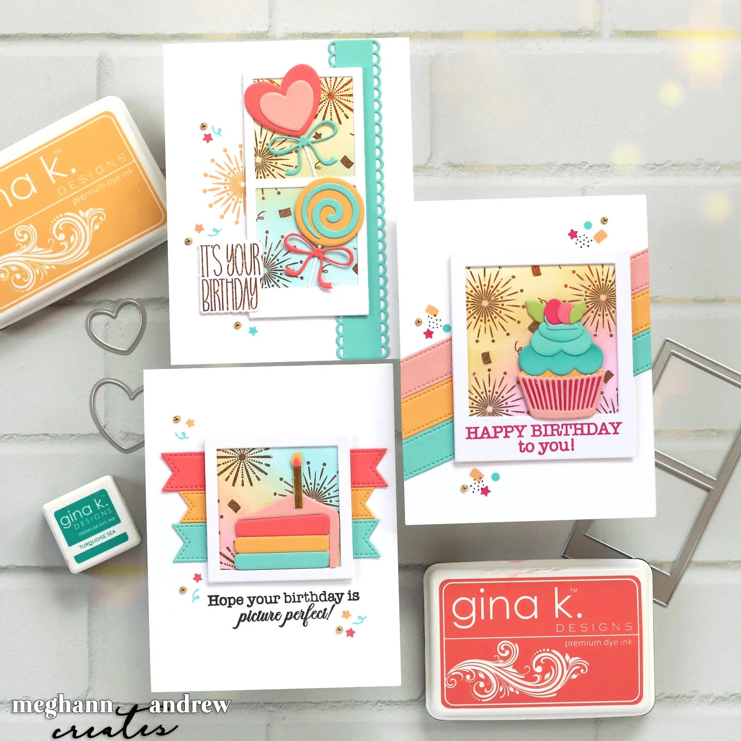 Gina K. Designs Sweet Celebrations Card Trio