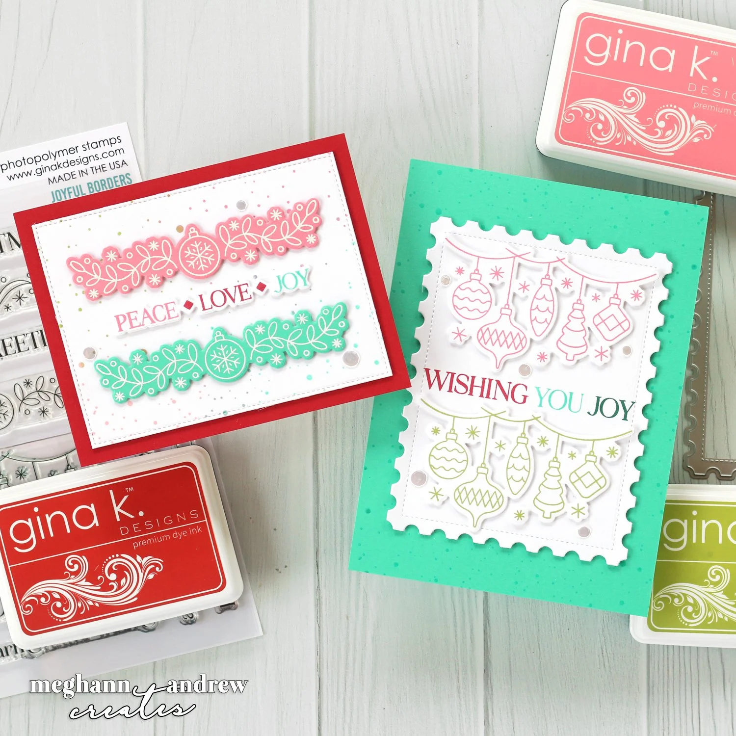 Gina K. Designs Clean and Colorful Christmas!