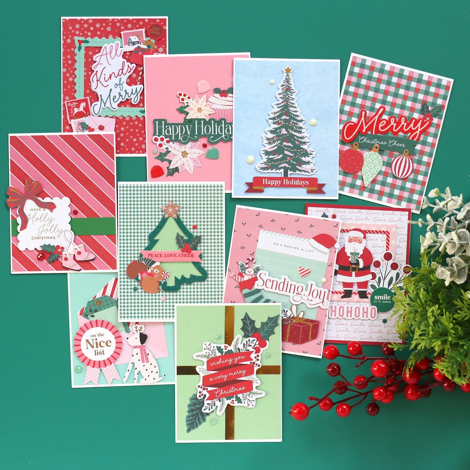 Create Easy Holiday Cards With the Dear Santa Card Kit!