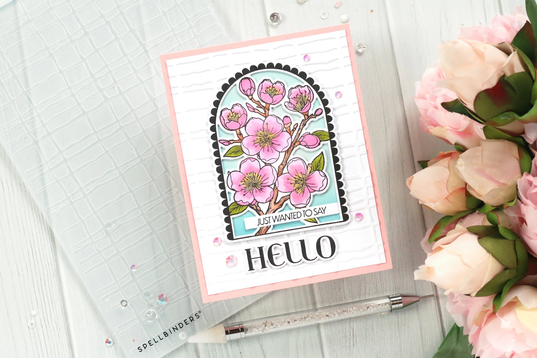 Spellbinders Clear Stamp of the Month August 2024