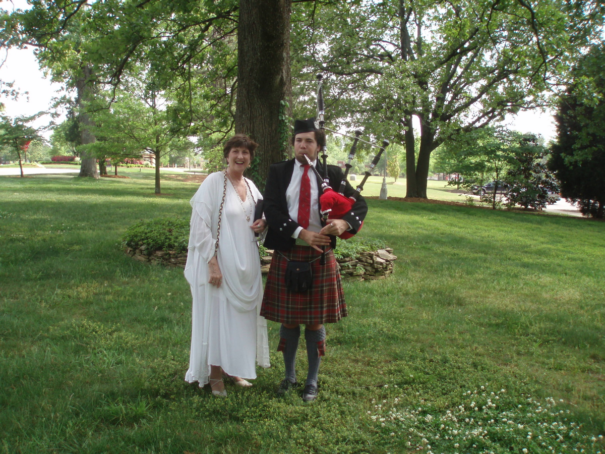 Celtic Wedding with Bagpiper 