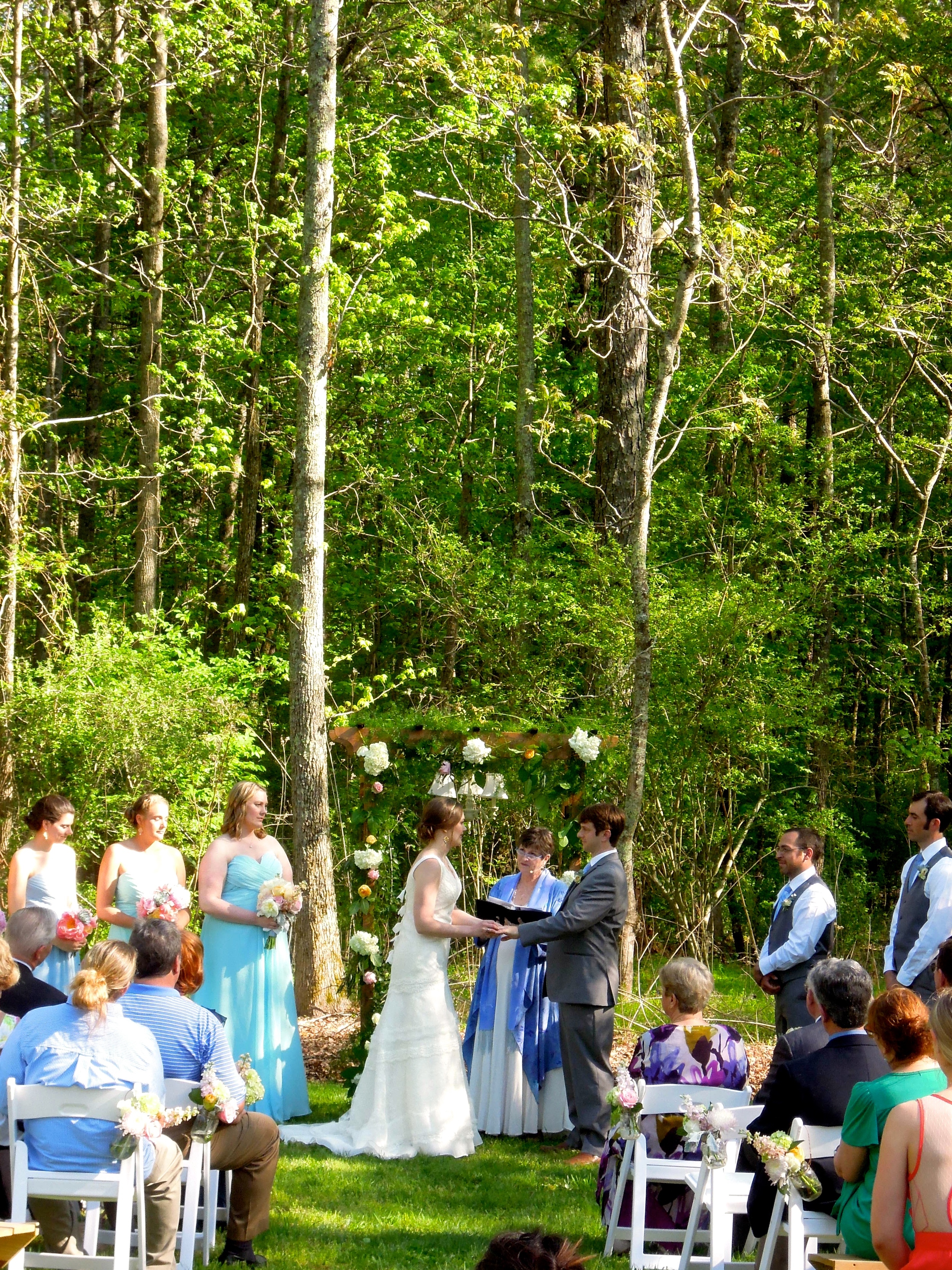 Wedding Ceremony Surrounded by Nature