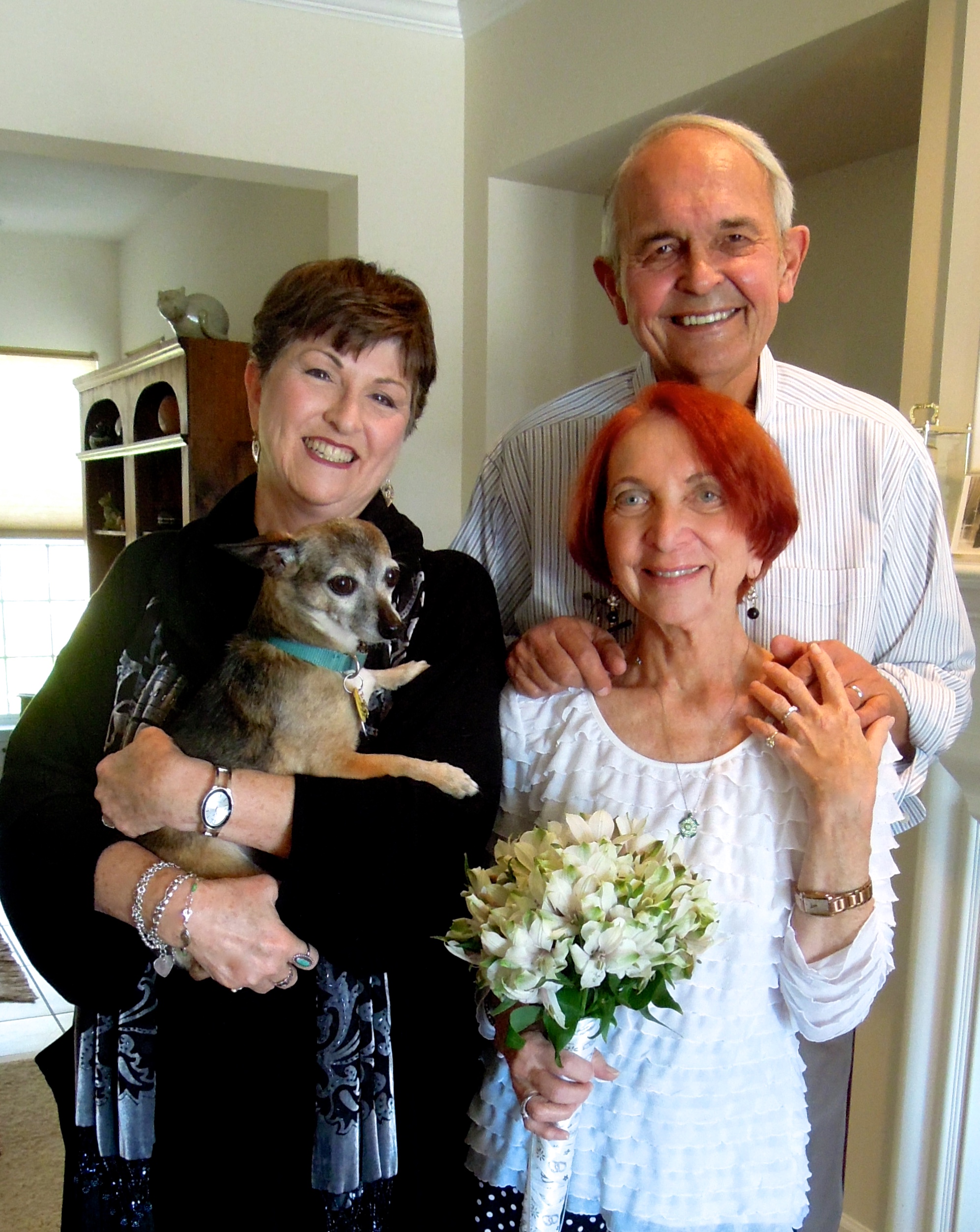 Congratulations to Phyllis and George and their sweet pup, Romey!