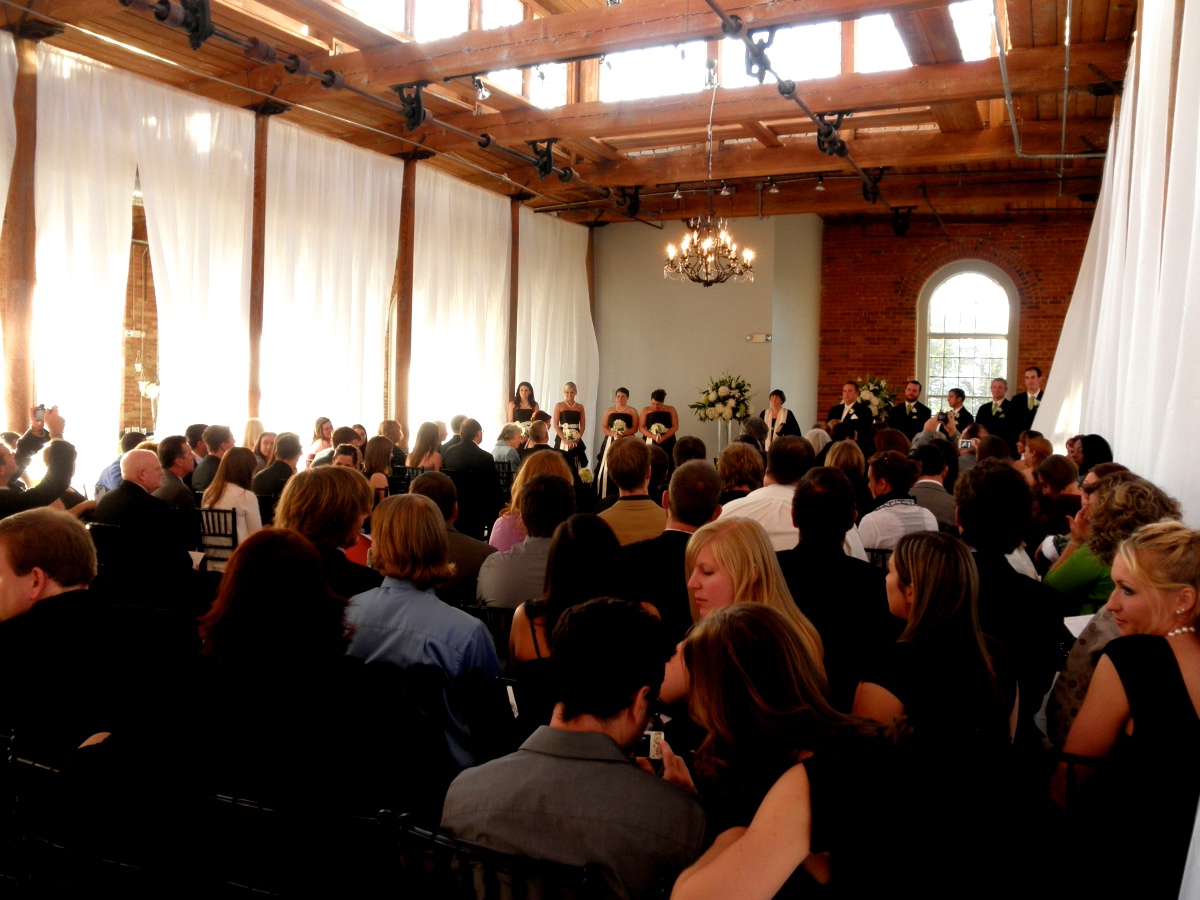   Formal wedding at The Cotton Room in Durham  