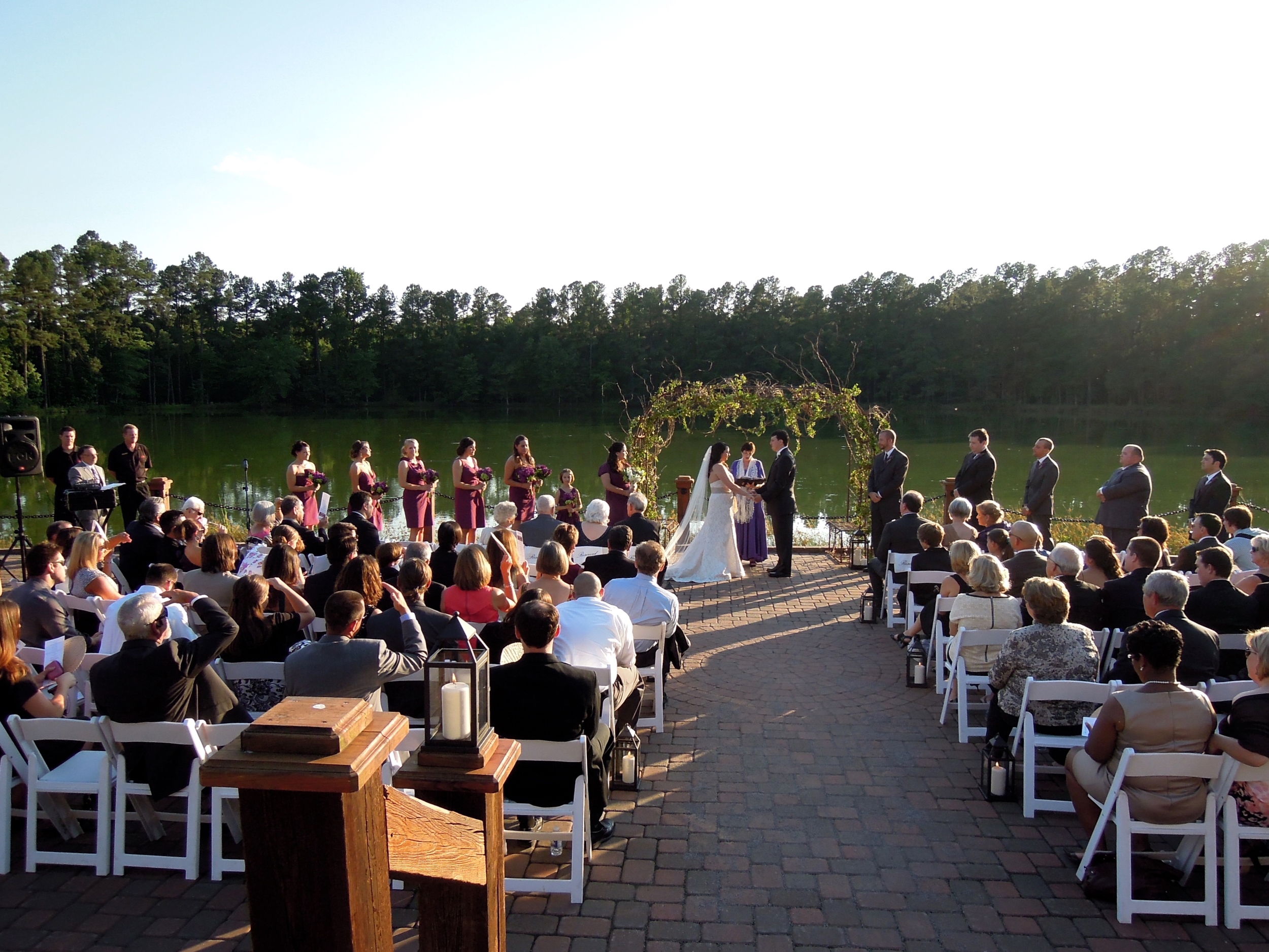   Wedding at the Pavilion at Angus Barn in Raleigh  