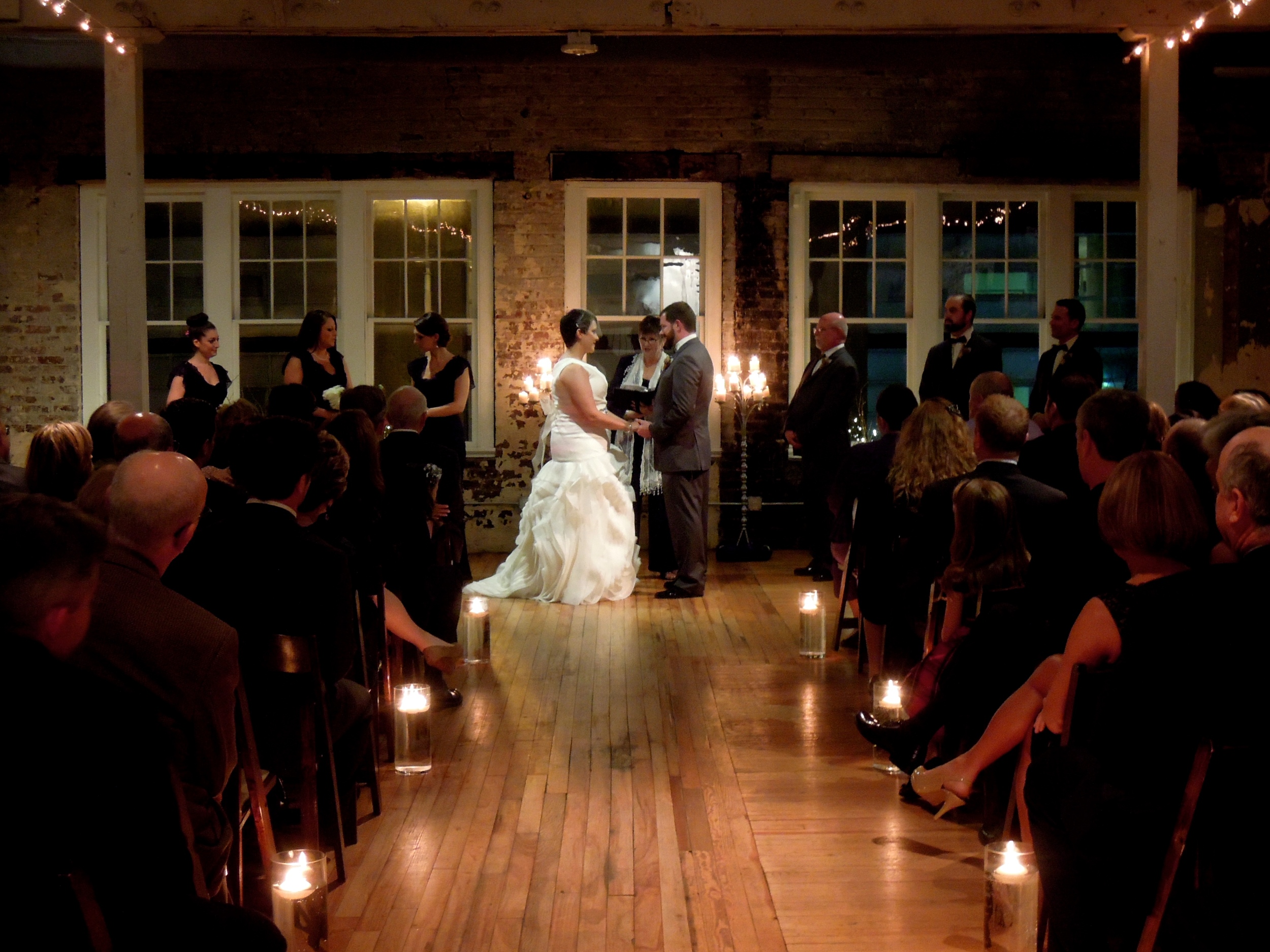   Wedding at the Stockroom on Fayetteville Street in downtown Raleigh  