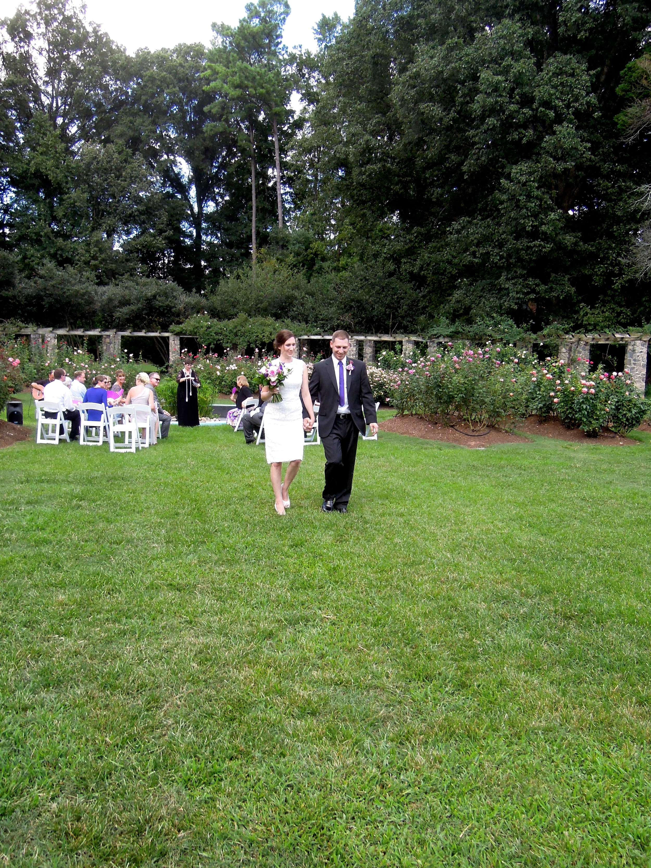  Wedding at Raleigh Rose Garden in Raleigh NC&nbsp; 