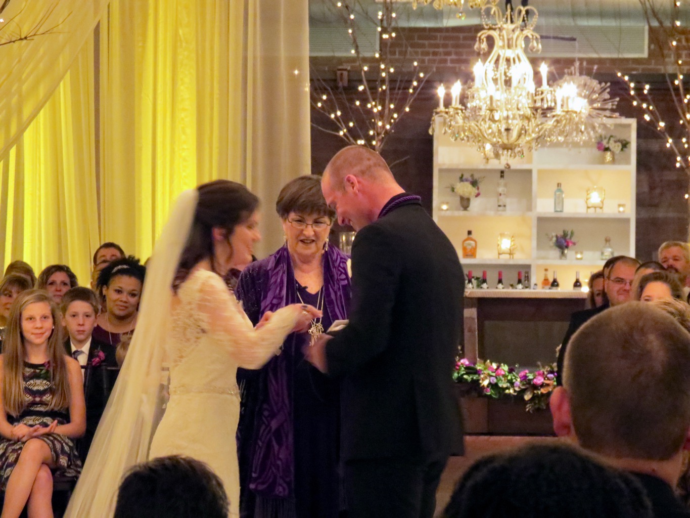  New Year's Eve wedding at The Cloth Mill with the hand fasting ritual 