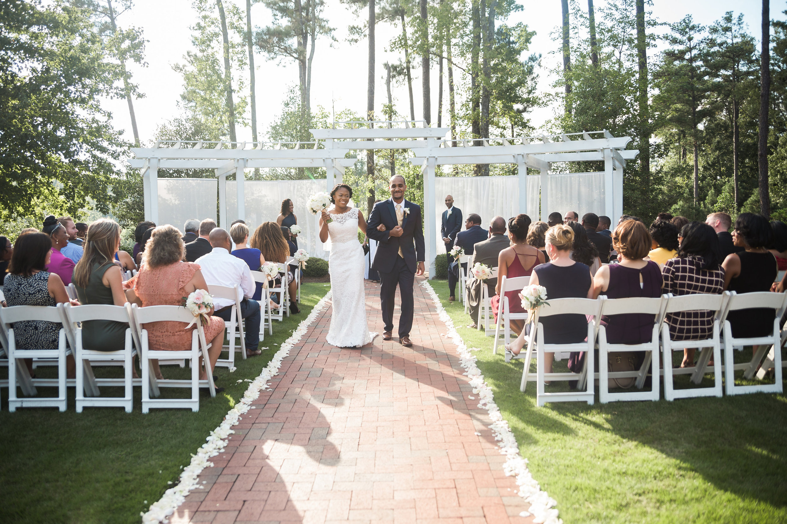 Just Married at Brier Creek CC Wedding! 