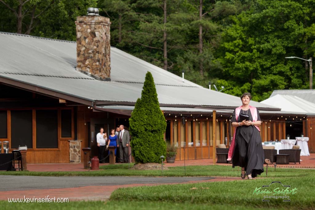  &nbsp; &nbsp; &nbsp; &nbsp; &nbsp; &nbsp; &nbsp; &nbsp; &nbsp; &nbsp; &nbsp; &nbsp; &nbsp; &nbsp;Starting the processional for the wedding of Kelsey and Ryan at The Pavilion at Angus Barn 