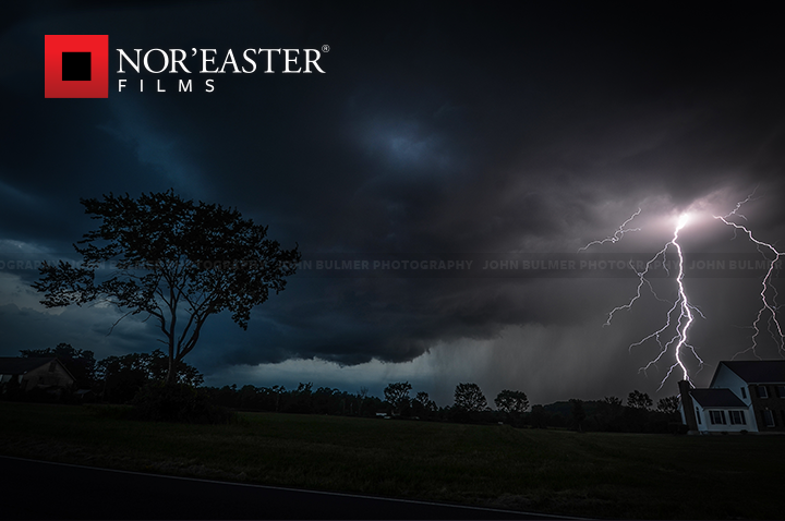 Lightning Strike in Halfmoon, New York. 
