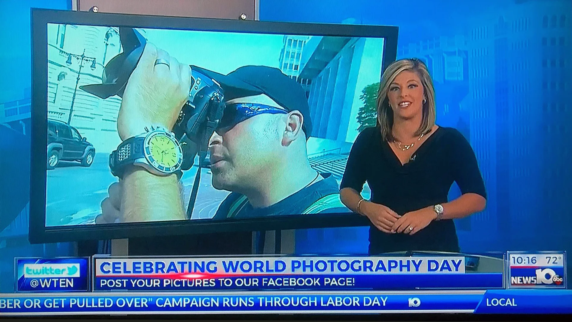 Celebrating World Photography Day on WTEN News10 ABC