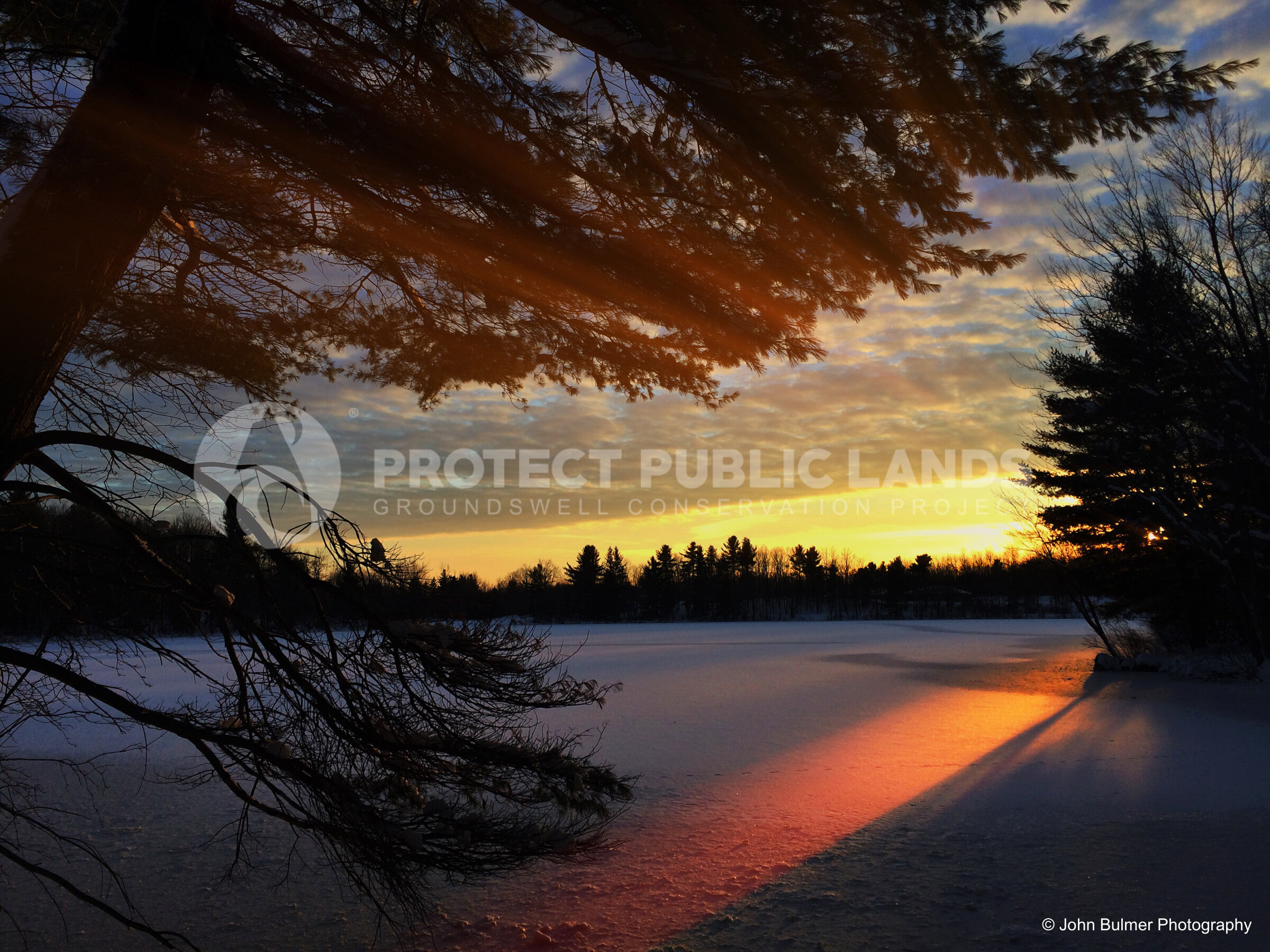 Mill Pond Sunset, Grafton Lakes State Park 