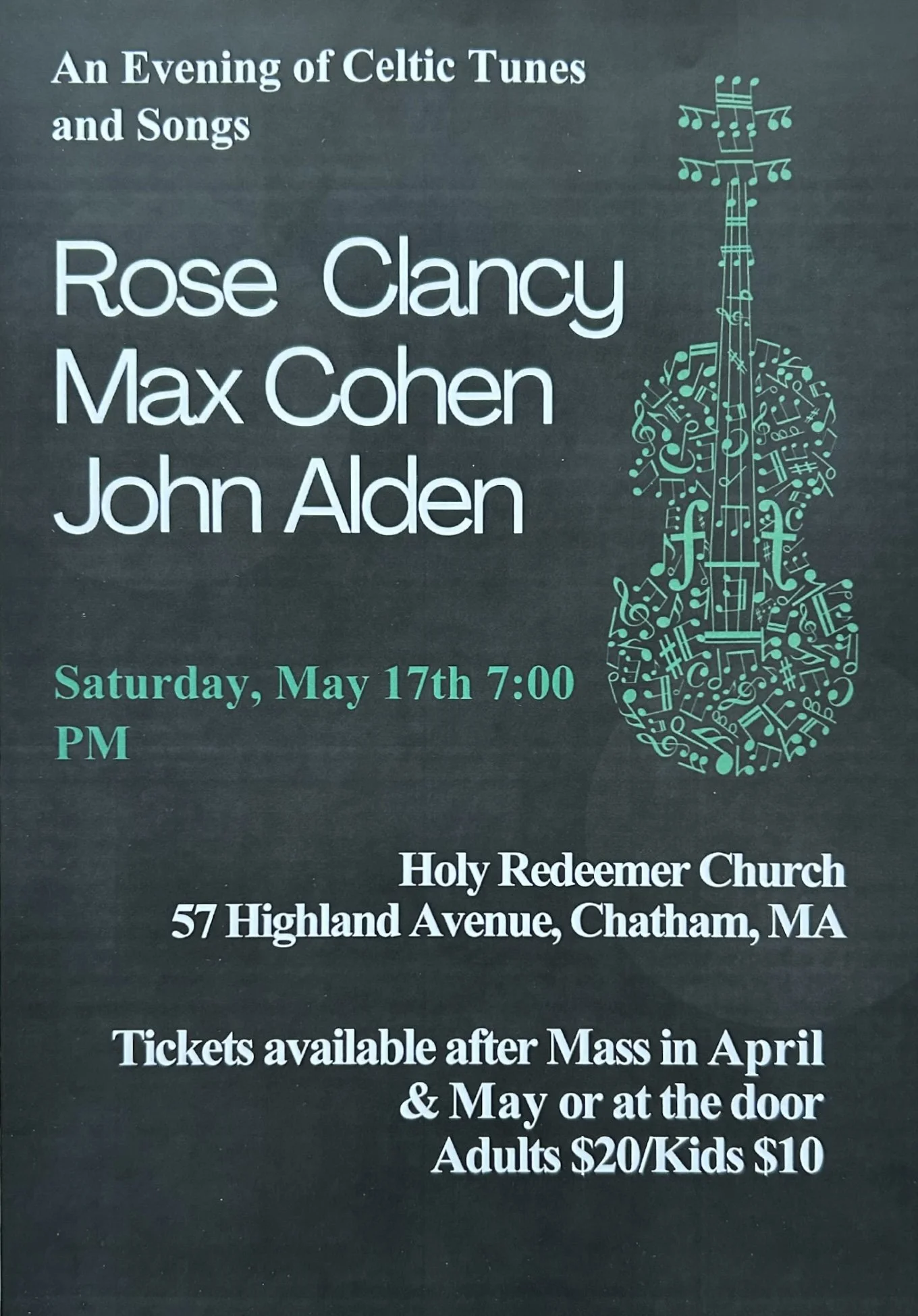 An Evening of Celtic Tunes and Songs