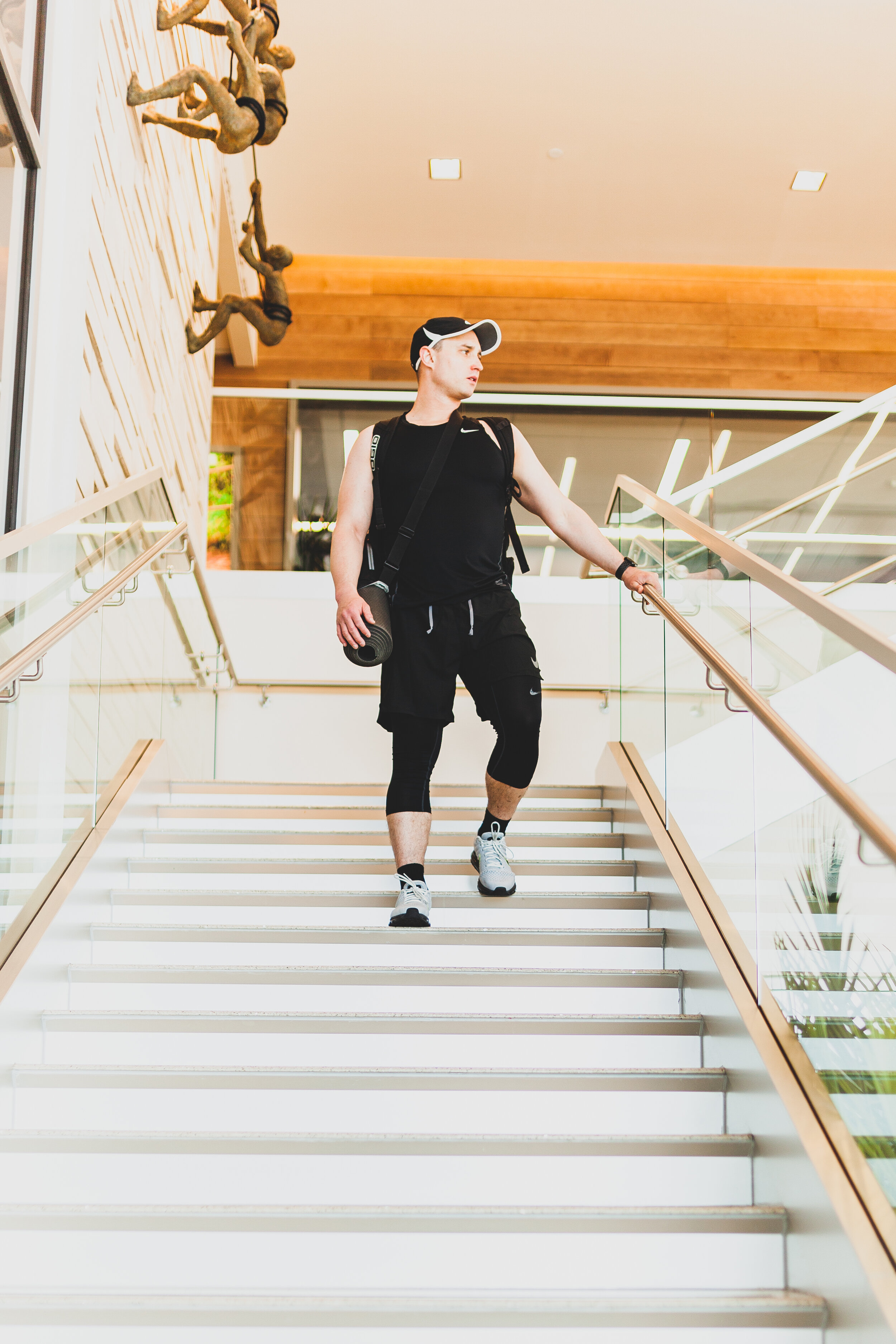 Male Model on Staircase