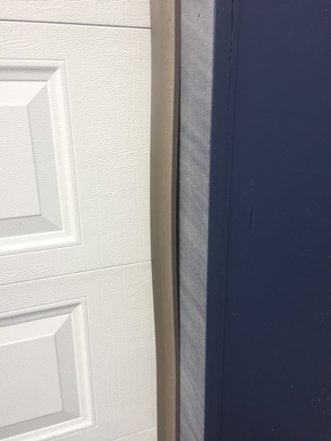 Door casing not properly attached