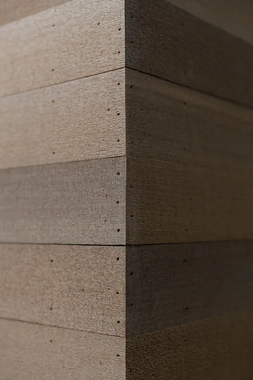 Mitered Cedar Siding