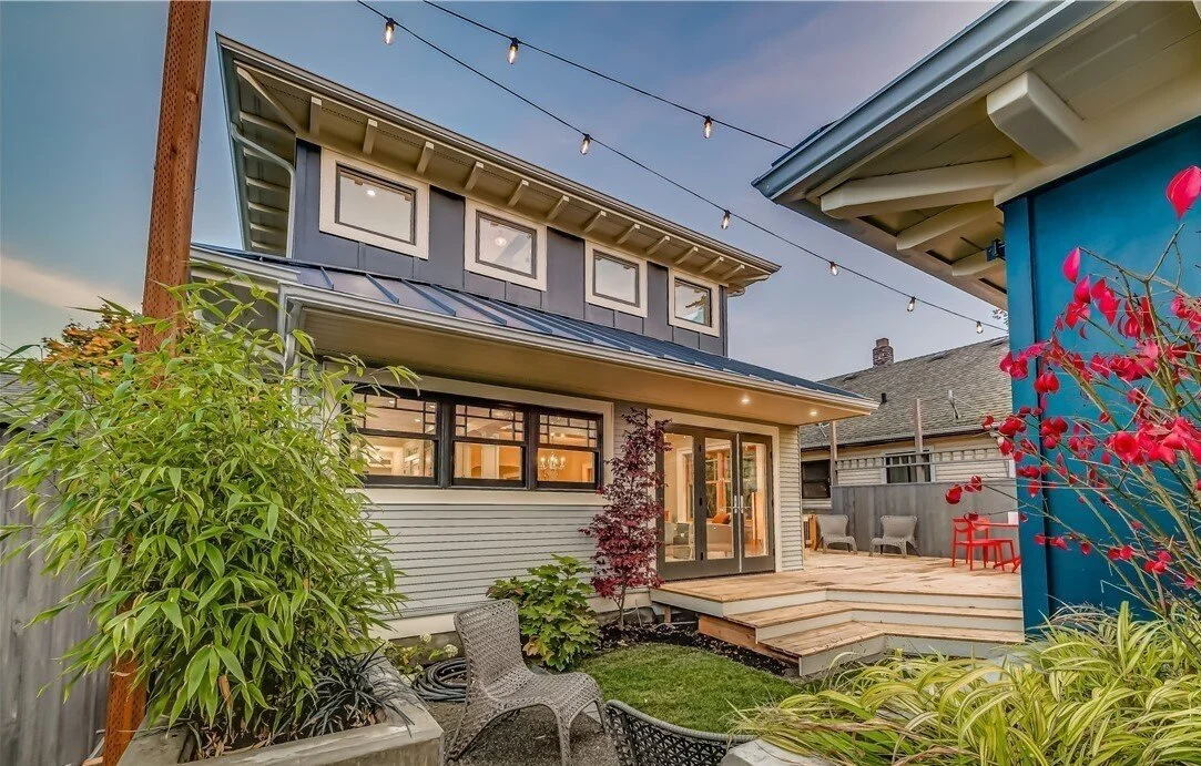 Outdoor space between house and DADU