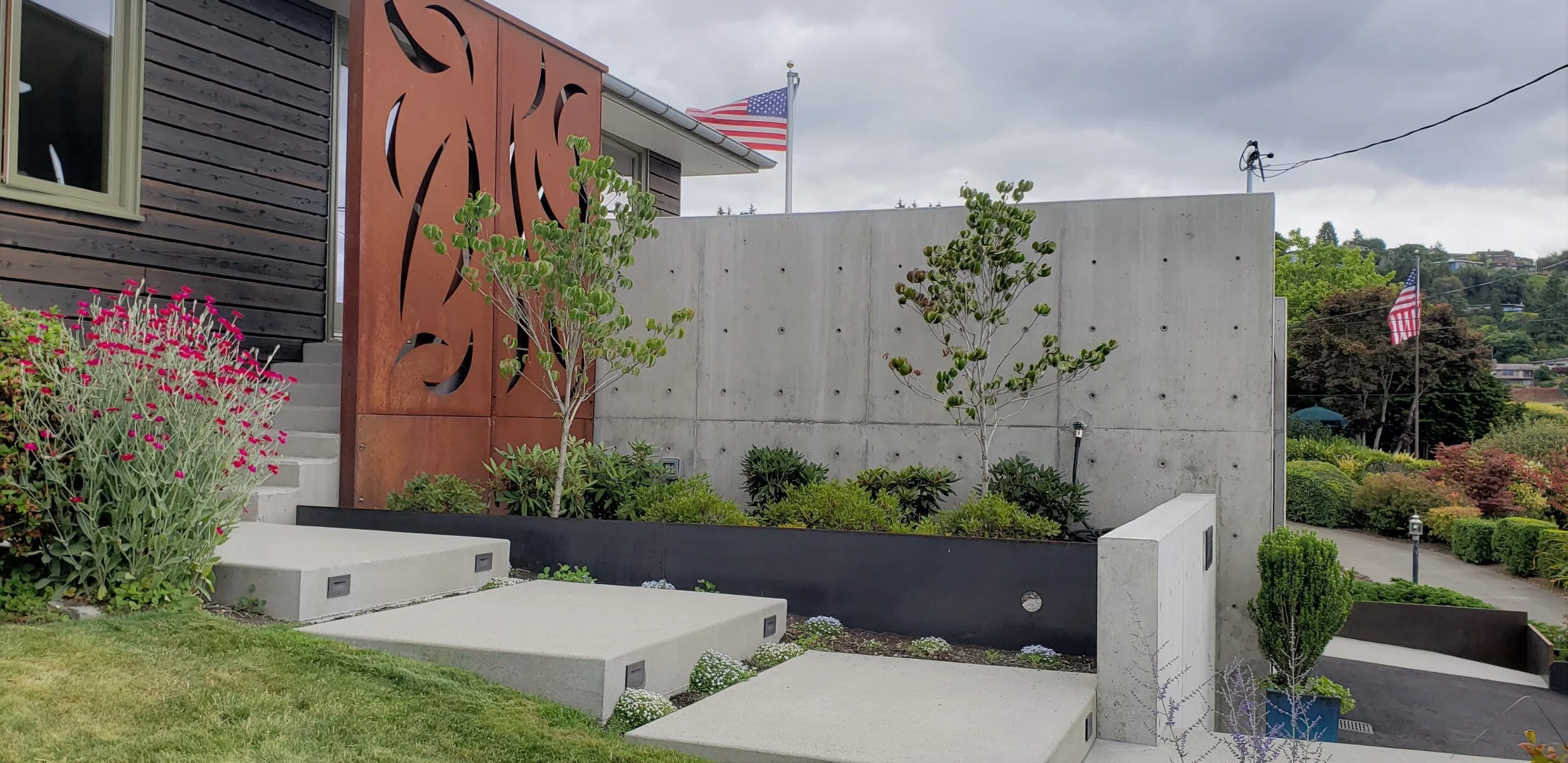 Landscaping Integrated into Architecture
